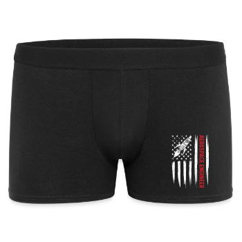 Ingénieur aérospatial Simple Gras STEM Fierté Citation - Boxer Homme - noir - Devant