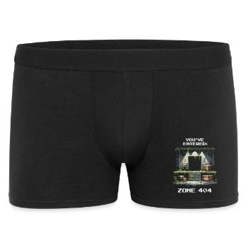 Zone 404 Discovered | Location not found - Humor - Men's Boxer Shorts - black - Front