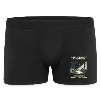 Lore found: Abandoned Clinic Wing | Urban - Men's Boxer Shorts - black - Front