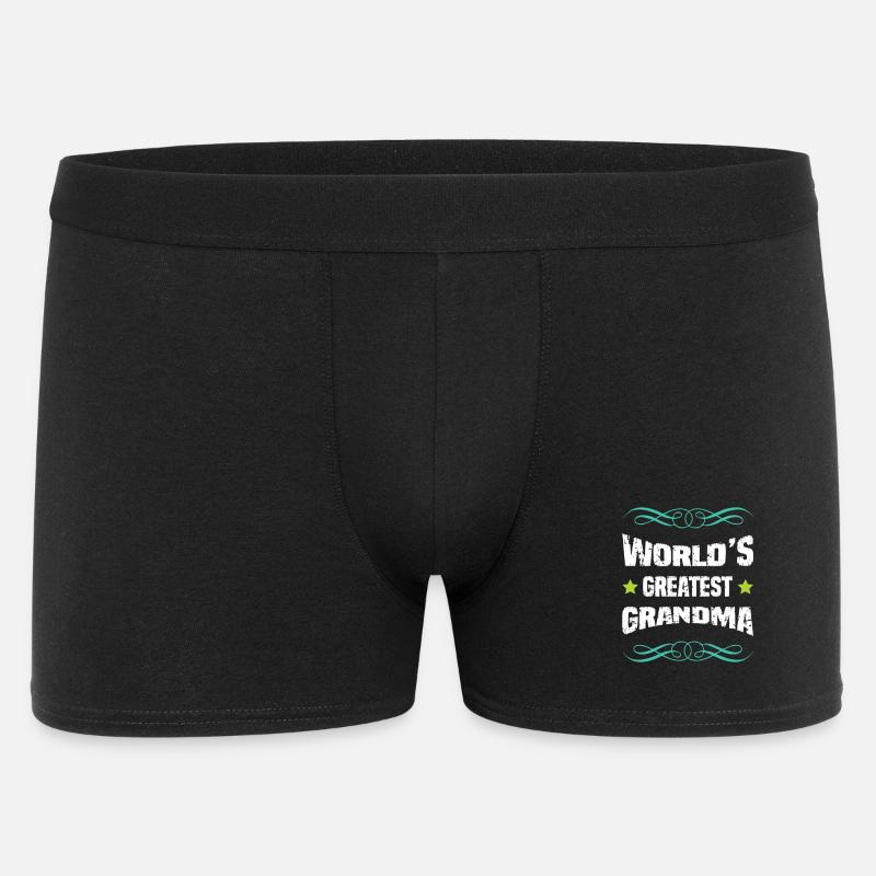 Welt's Größte Oma - Männer Boxer Shorts - Schwarz