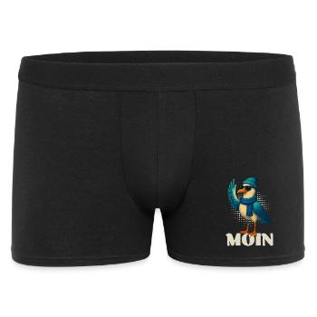 Mouette fraîche - Moin - Boxer Homme - noir - Devant