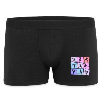 Gymnastics Gymnastics Kids Girls Women - Men's Boxer Shorts - black - Front