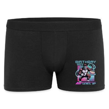 Birthday Gamer VR - Männer Boxer Shorts - Schwarz - Vorne