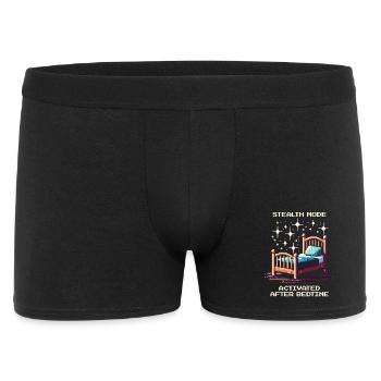Mode furtif : après le coucher | Parents - Boxer Homme - noir - Devant