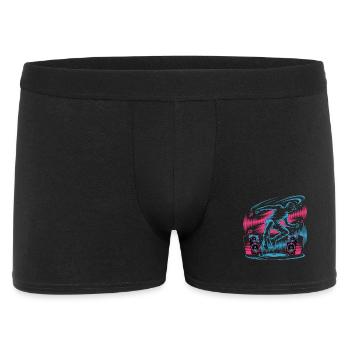 Streetdance Beat – Urban DJ Music Design - Men's Boxer Shorts - black - Front
