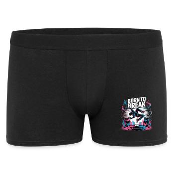 Streetdance Beat – Urban DJ Music Design - Men's Boxer Shorts - black - Front