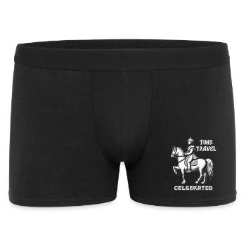 MEDIEVAL RIDER TIME TRAVEL CELEBRATED - Men's Boxer Shorts - black - Front