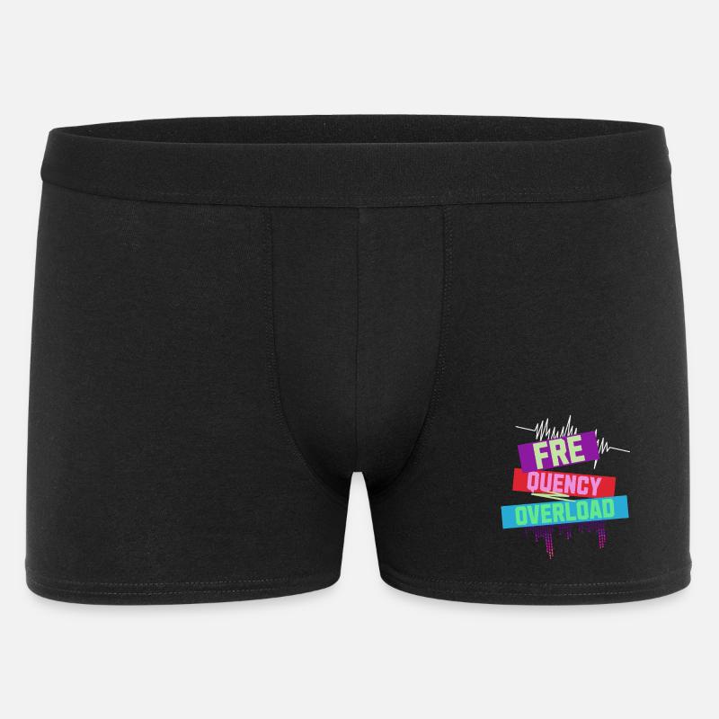 Frequency Overload Rave EDM - Men's Boxer Shorts - black