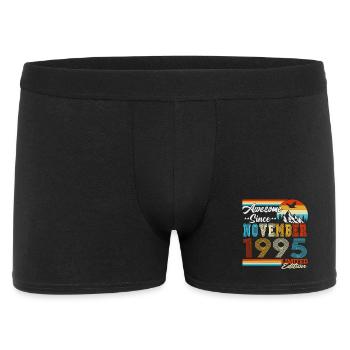 November 1995 Vintage Vintage Retro Birthday - Men's Boxer Shorts - black - Front