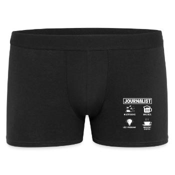 Reporters Journalistes Hobby Vie Profession - Boxer Homme - noir - Devant