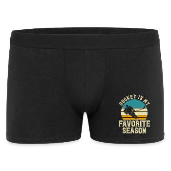Hockey Eishockey Eishockeyspieler Geschenk - Men's Boxer Shorts - black - Front