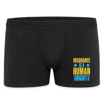 Agent d’assurance Droits de l’homme Courtier drôle d’assurance - Boxer Homme - noir - Devant