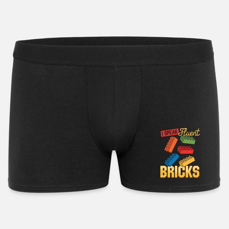 Blocs de construction Enfants Brick Builder - Boxer Homme - noir