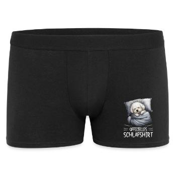 Official Dog Dreams Sleep Shirt - Men's Boxer Shorts - black - Front