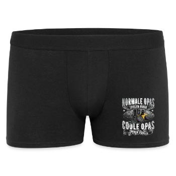 Forklift driver Grandpa - Men's Boxer Shorts - black - Front