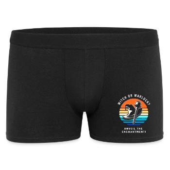 Halloween Gender Reveal - Männer Boxer Shorts - Schwarz - Vorne