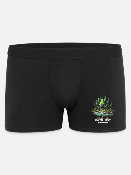 Fehler 404: Pfad nicht gefunden | Wandern - Männer Boxer Shorts - Schwarz