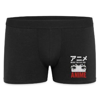 Never Too Old For Anime Japan Streetwear Design - Men's Boxer Shorts - black - Front