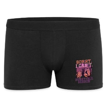 Eichhörnchenjäger Baumratte Bushy Tail Season - Männer Boxer Shorts - Schwarz - Vorne