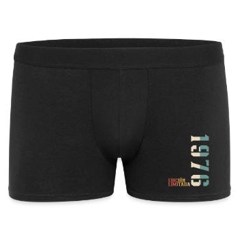 Original 1976 Vintage Retro Geburtstagsgeschenk - Männer Boxer Shorts - Schwarz - Vorne