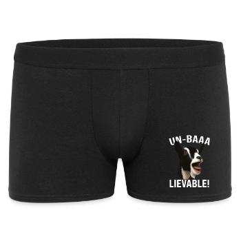Goat Goat Breeding Goat Farmer Goat Saying - Men's Boxer Shorts - black - Front
