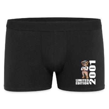 2001 Limited Edition Bear Birthday 2001 - Men's Boxer Shorts - black - Front