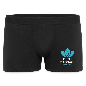 Best Massage Therapist Zen Lotus - Men's Boxer Shorts - black - Front