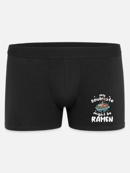 Seelenramen Cartoon - Männer Boxer Shorts - Schwarz