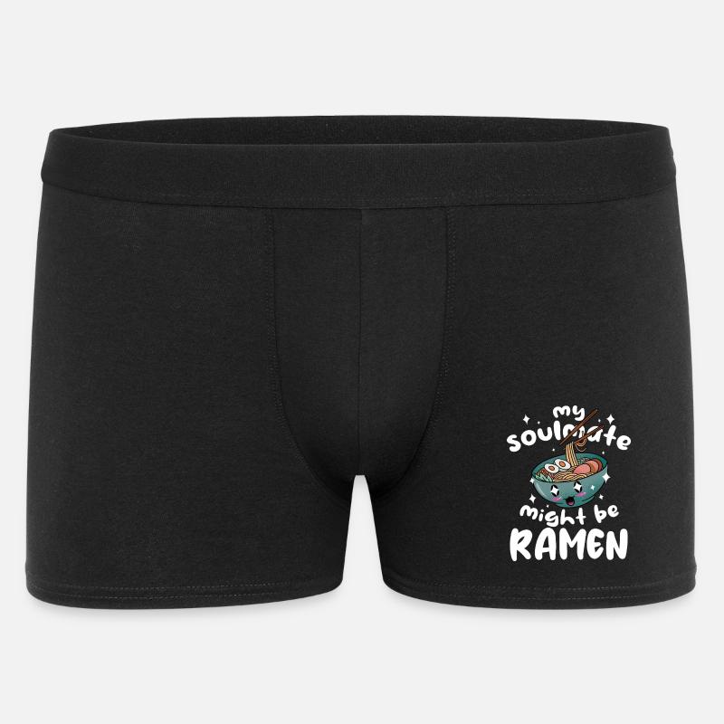 Seelenramen Cartoon - Männer Boxer Shorts - Schwarz