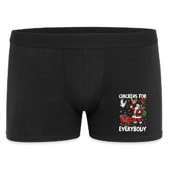 Chickens for Everybody - Men's Boxer Shorts - black - Front