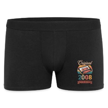 Original 2008 Limited Edition Geburtstag Geschenk - Männer Boxer Shorts - Schwarz - Vorne