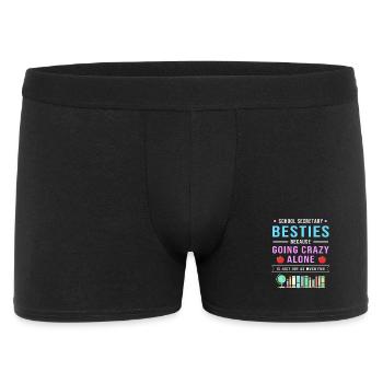 School Secretary School Secretary - Men's Boxer Shorts - black - Front