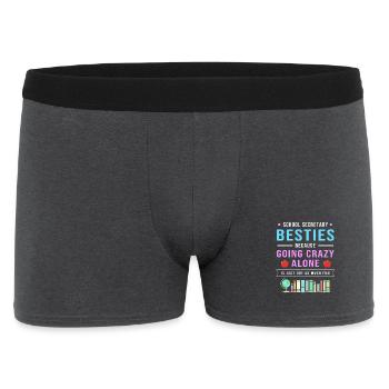 Secrétaire d’école Secrétaire d’école - Boxer Homme - charbon - Devant