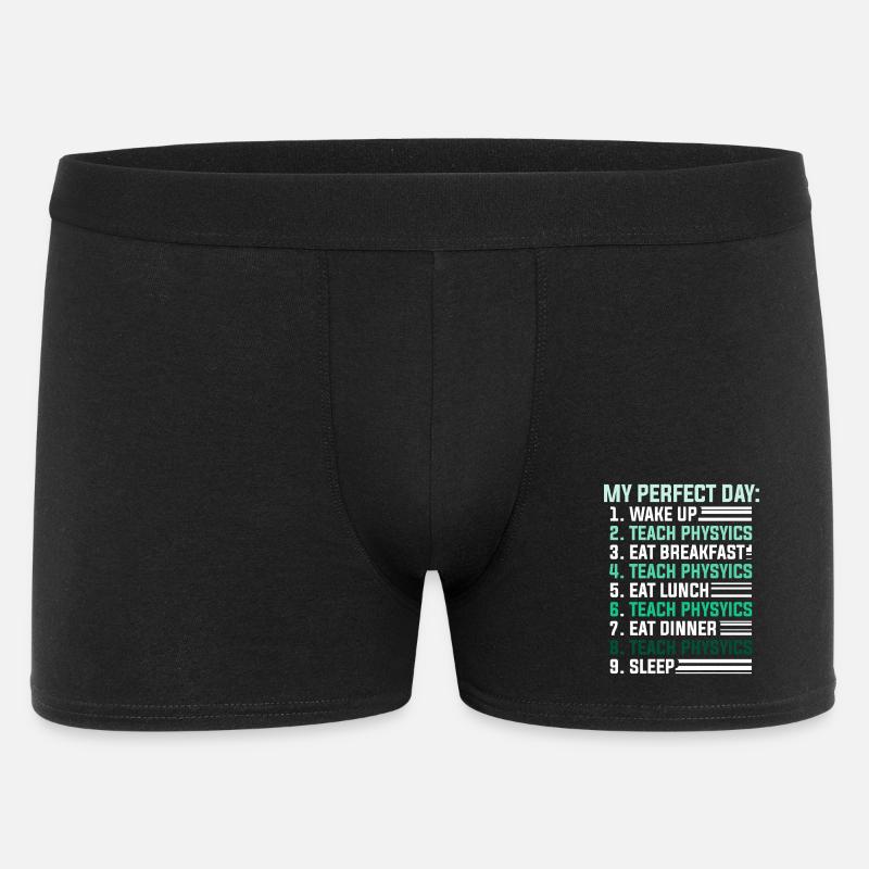 Physik Phyiker Physikstudent Physiklehrer - Männer Boxer Shorts - Schwarz
