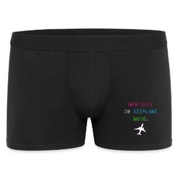 Mentally on Airplane Mode - Men's Boxer Shorts - black - Front