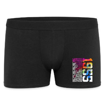 LIMITED EDITION 1955 71 JAHRE 71. GEBURTSTAG - Männer Boxer Shorts - Schwarz - Vorne