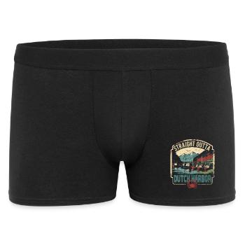Crabe royal d’Alaska tout droit sorti de Dutch Harbor - Boxer Homme - noir - Devant