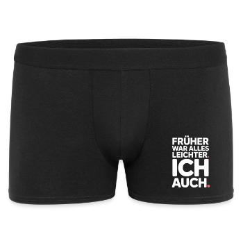 Everything used to be easier, including my 50th birthday - Men's Boxer Shorts - black - Front