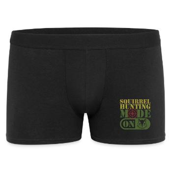 Eichhörnchenjäger Baumratte - Männer Boxer Shorts - Schwarz - Vorne