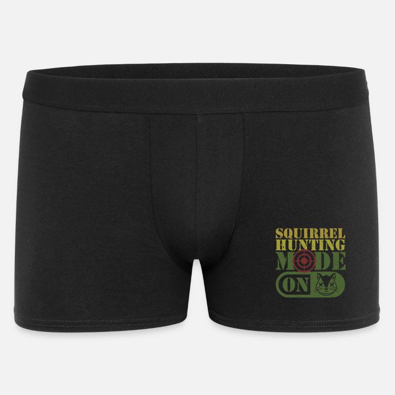 Eichhörnchenjäger Baumratte - Männer Boxer Shorts - Schwarz