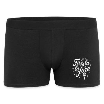 Fa La La La Fore Golf Joie des Fêtes - Boxer Homme - noir - Devant