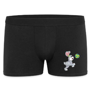 Bunny Volleyball Player Volleyball Sport - Men's Boxer Shorts - black - Front