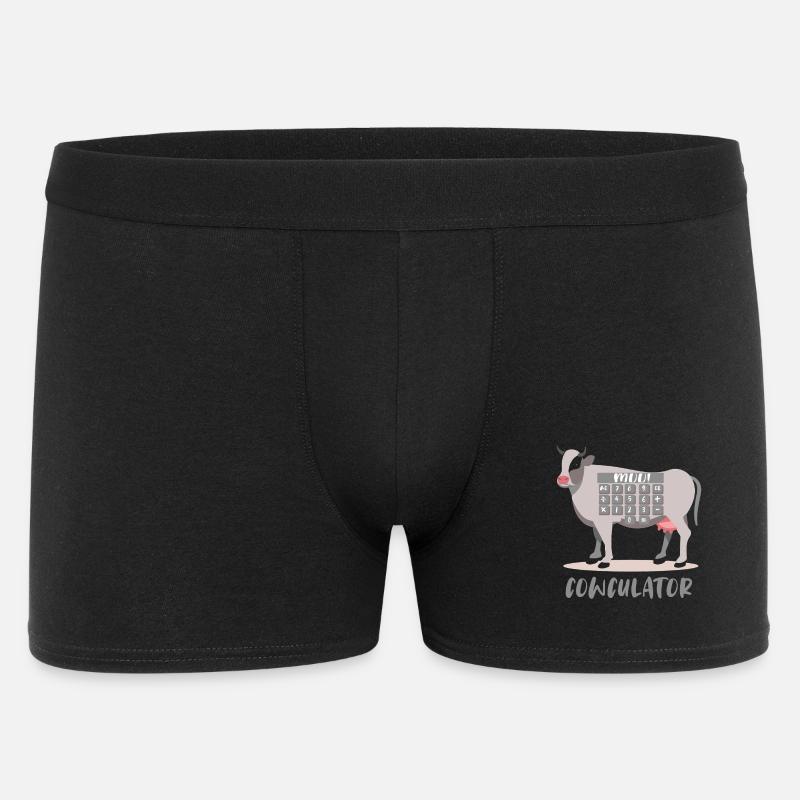 Mathe Mathematik Lehrer Spruch Mathelehrer Lustig - Männer Boxer Shorts - Schwarz