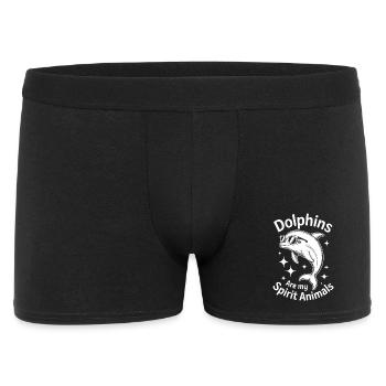 Dolphin Saying Dolphins Funny Dolphin Gift - Men's Boxer Shorts - black - Front