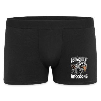 Drôle de raton laveur - Boxer Homme - noir - Devant