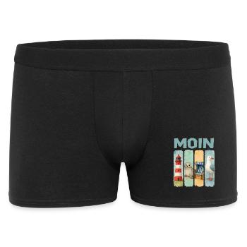 Moin lighthouse seal beach chair seagull coast - Men's Boxer Shorts - black - Front