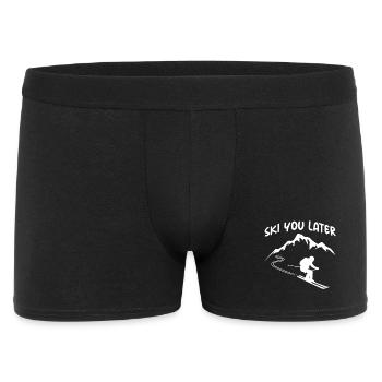 Ski You Later Apres Ski Party Crew Snow Skiing Ski - Men's Boxer Shorts - black - Front
