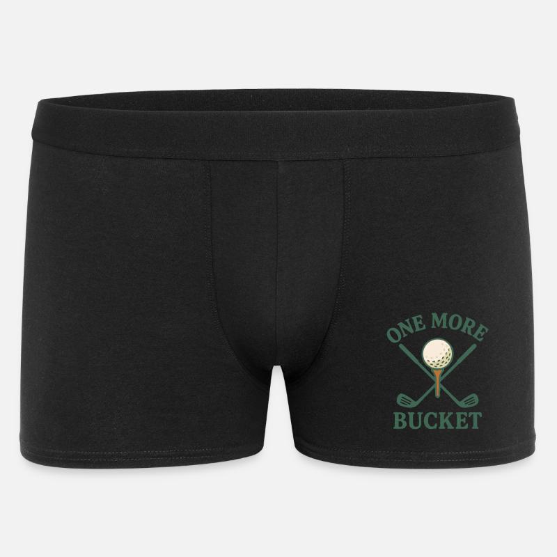 Ein weiterer Eimer Golfschläger Fun Design - Männer Boxer Shorts - Schwarz