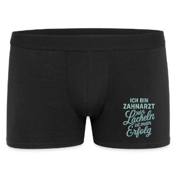 Je suis dentiste Votre sourire est ma réussite - Boxer Homme - noir - Devant