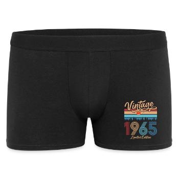 1965 Vintage Original Birthday Retro Gift - Men's Boxer Shorts - black - Front